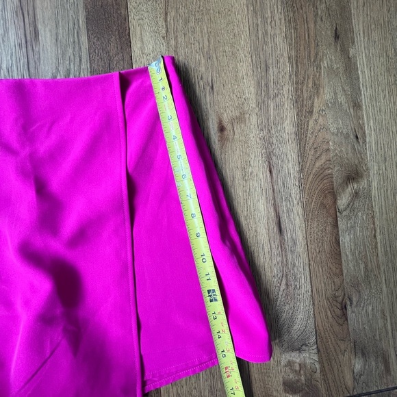 NWT Express Skort Hot Pink Fuschia Women’s Sz M Party Glam Streetwear Barbiecore - Picture 4 of 11